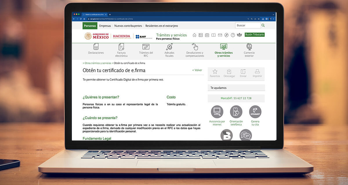 Qué hago si perdí mi e-firma del SAT?