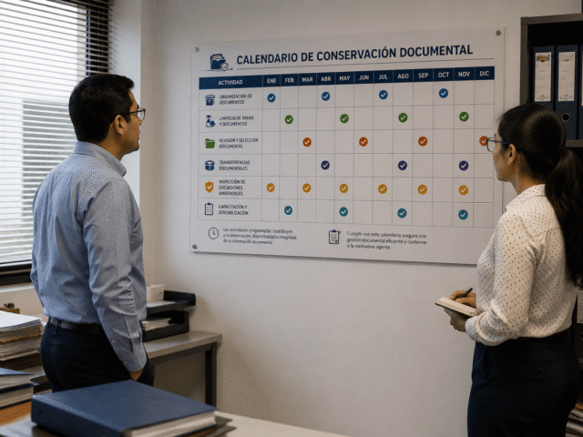 Cómo crear un calendario de conservación documental para tu empresa